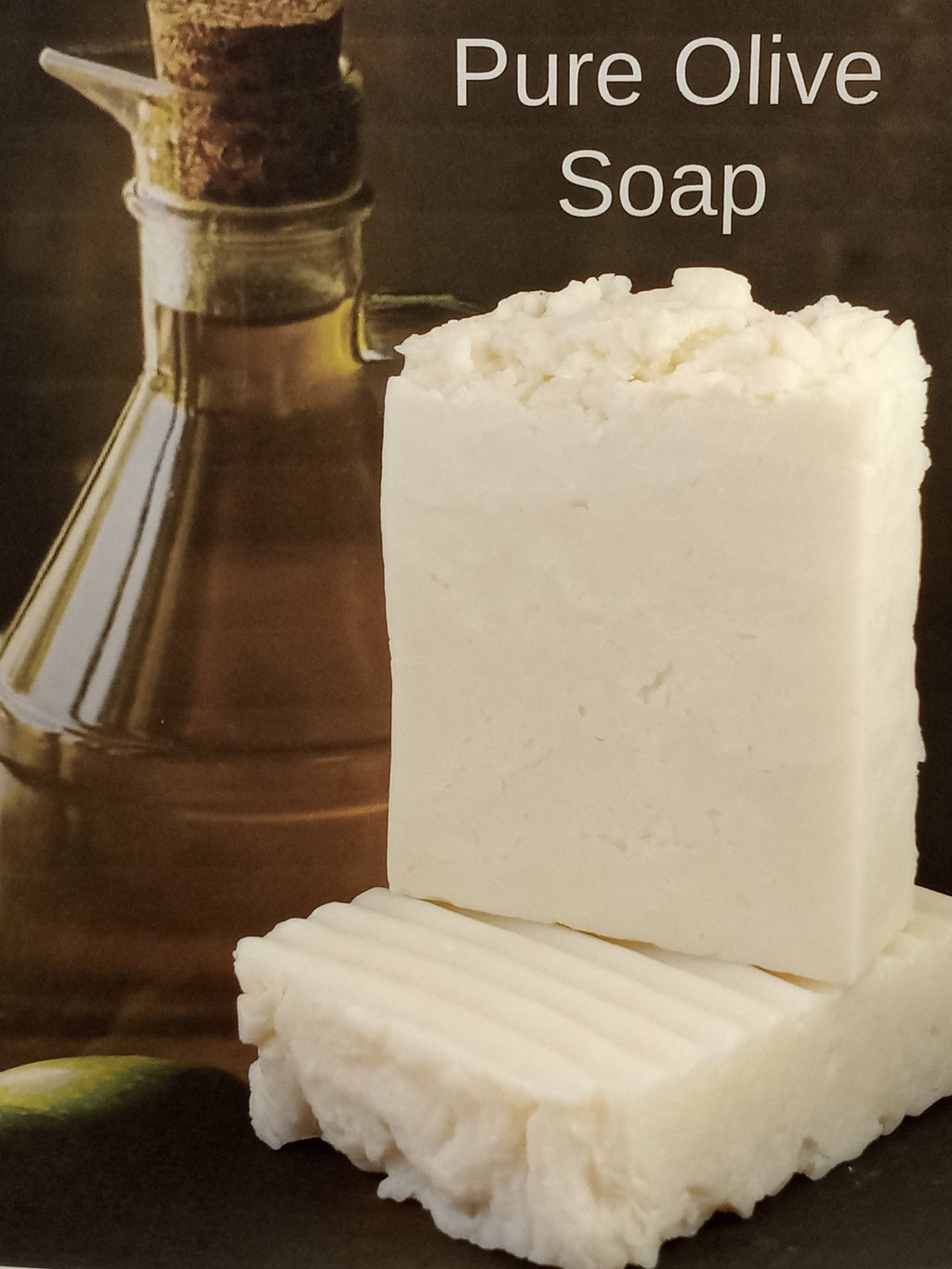 Unscented Pure Olive Soap Bar {Castile)
